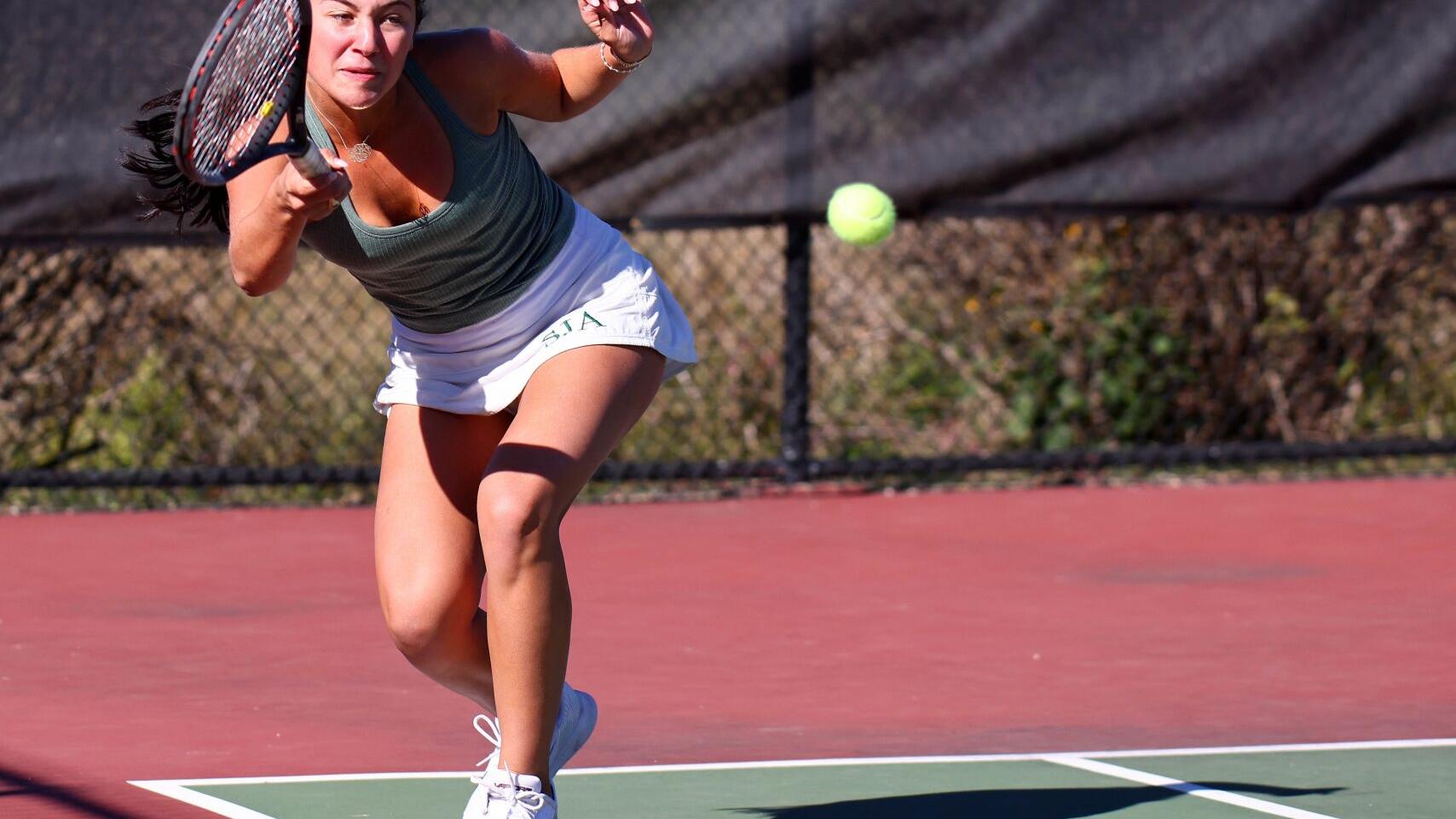St. Joseph's rolls past John Burroughs in powerhouse girls team tennis district final